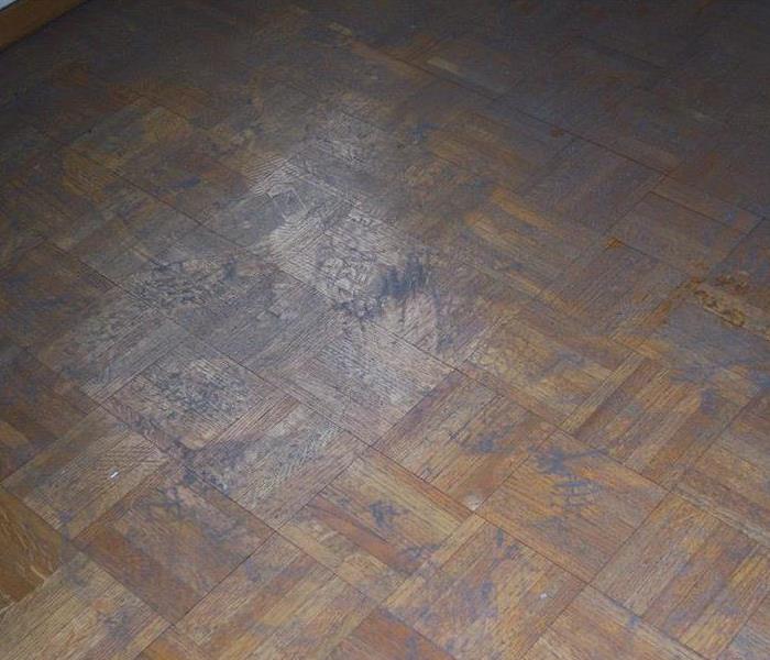 floor with soot