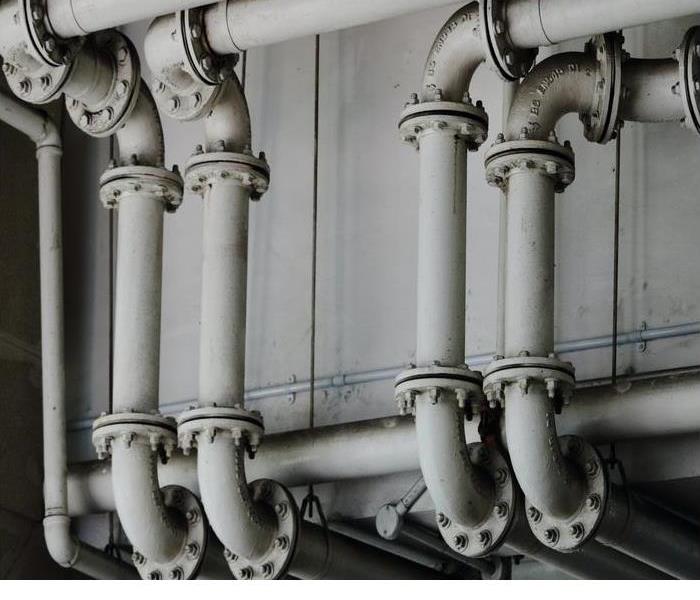 white plumbing pipes
